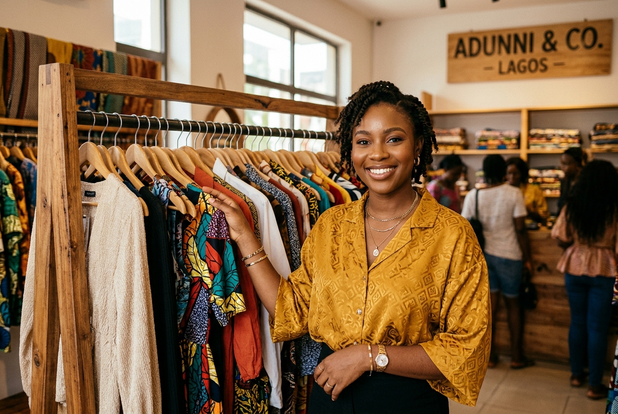 Nigerian Boutique Owner Chidi Okafor